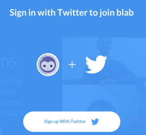 Sign Up with Blab.im