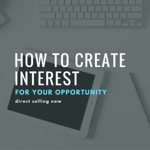 how to create interest